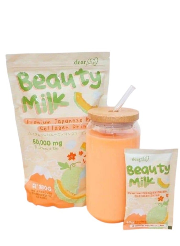 دير فيس مشروب حليب الكولاجين من دير فيس بيوتي مع الشمام الياباني - Image 3