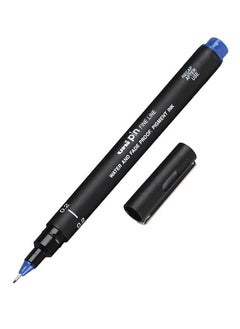 Uni Pin 6-Piece Fineline Pen 0.2mm Tip Blue Ink  - Image 3