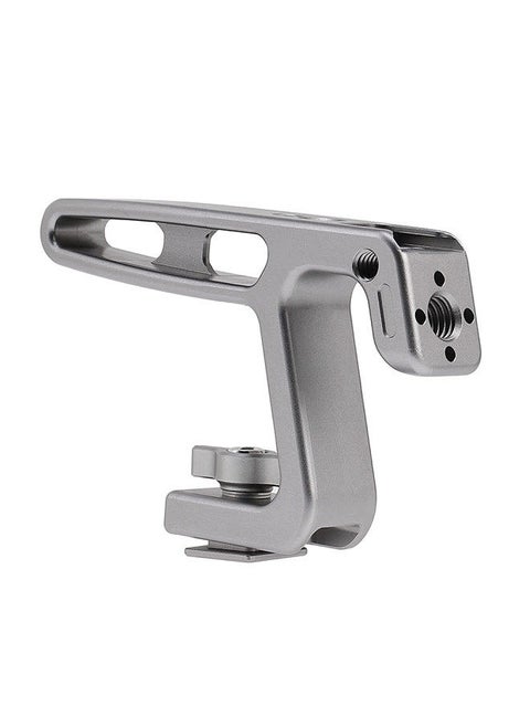 Mini Top Handel Camera Top Handgrip with Cold Shoe Mount ARRI Positiong Hole Compatible with Camera Cage Sports Camera for Vlogging Live Streaming