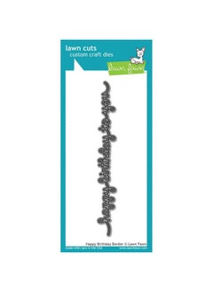 Lawn Fawn Lawn Cuts Custom Craft Diehappy Birthday White  - Image 1