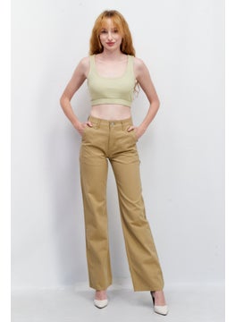 ESPRIT Women Straight Leg Plain Denim Jeans, Khahi  - Image 3