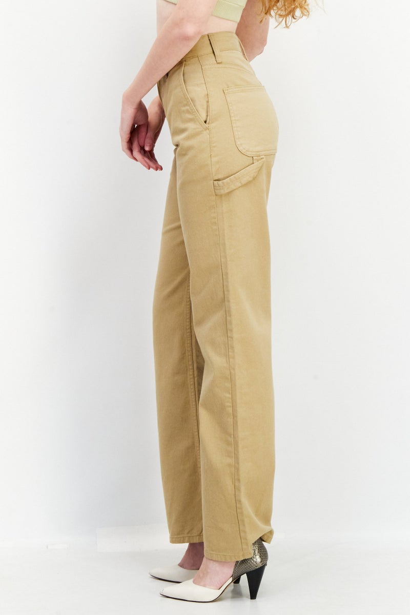 ESPRIT جينز دنيم نسائي مستقيم الساق، كاكي - Image 2