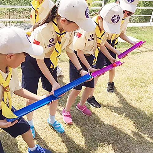 KINDEN Team Building Exercise Activities Pipeline Kit Group Games Half Pipes Indoor Outdoor Ice Breaker Group Learning Team Work Youth Sports for Kids Teens Children Adults Competition Funny Games - Image 1