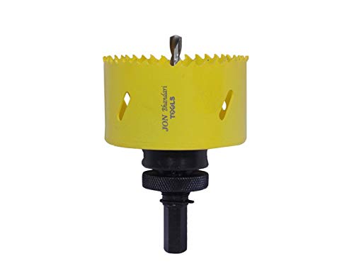 Jon Bhandari Tools 63mm Bi-Metal Hole Saw Cutter – HSS (High Speed Steel) Blade, Heavy Duty Metal Cutting Hole Cutter for Iron, Steel, Aluminium – Compatible with Power Drills & Rotary Tools - Image 5