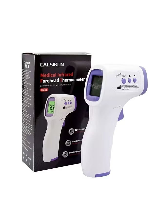 كالسيكون ميزان حرارة الجبين الذكي بدون تلامس، قياس درجة الحرارة الرقمي المحمول للاستخدام المنزلي، درجة حرارة الأطفال والصف الطبي - Image 1