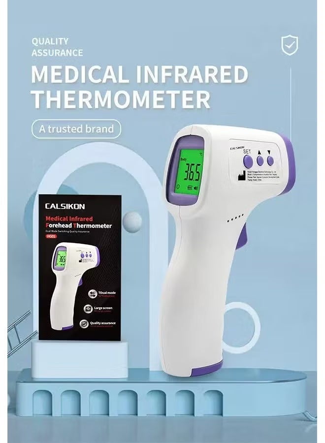 كالسيكون ميزان حرارة الجبين الذكي بدون تلامس، قياس درجة الحرارة الرقمي المحمول للاستخدام المنزلي، درجة حرارة الأطفال والصف الطبي - Image 2