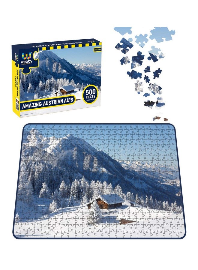 Webby Amazing Austrian Alps Jigsaw Puzzle, 500 Pieces - Image 3