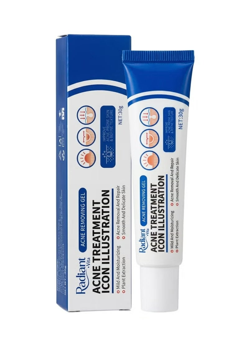 Radiant Anti Acne Treatment Cream，Anti Acne Gel Moisturizing For Oily And Acne Prone Skin - Image 5