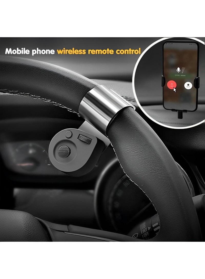 REOCLE Wireless Bluetooth Media Button Remote Selfie Control Car Motorcycle Steering Wheel Music for iPhone or Android - Image 4