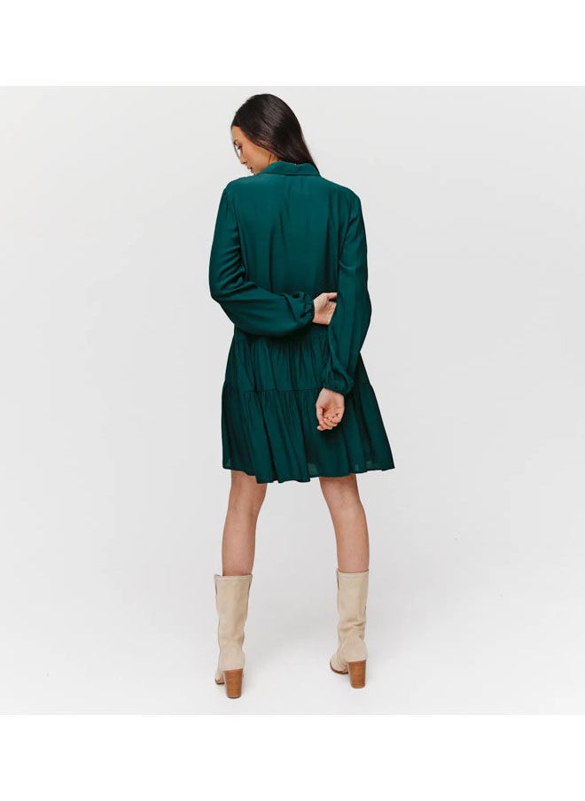 promod - Flared Frilly Dress - Image 1