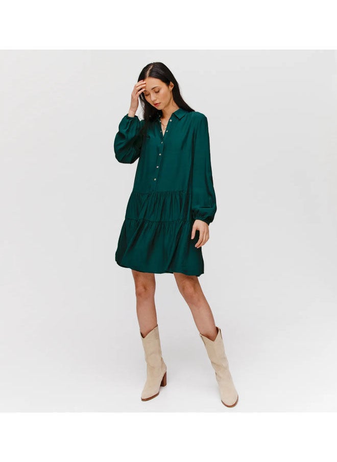 promod - Flared Frilly Dress - Image 1