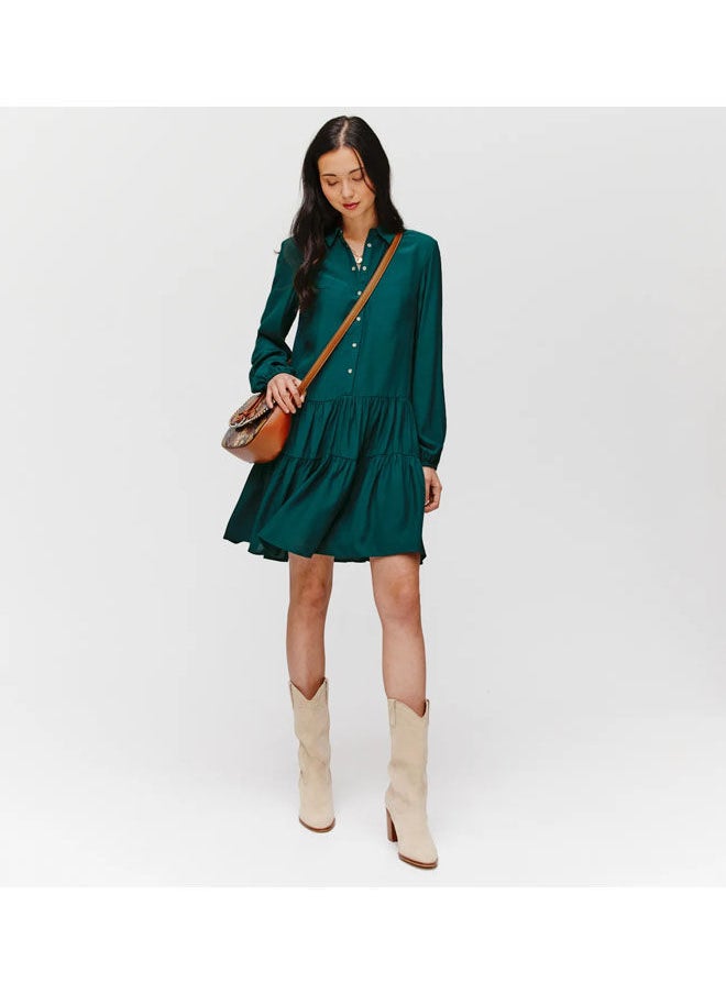 promod - Flared Frilly Dress - Image 1