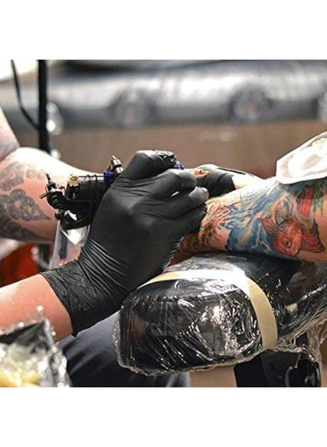 Powder Free Nitrile Hand Gloves (Box of 100) - Food Grade, Non-Tearable, Certified Quality - Durable, Latex Free & Practical for Daily Use - Image 2