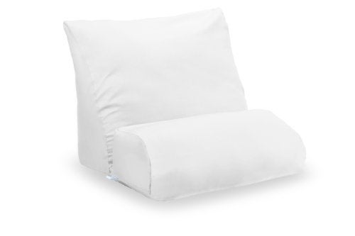 Contour Flip Pillowcase Pillow Cover Protector, White - Standard (20 inch Width) - Image 1