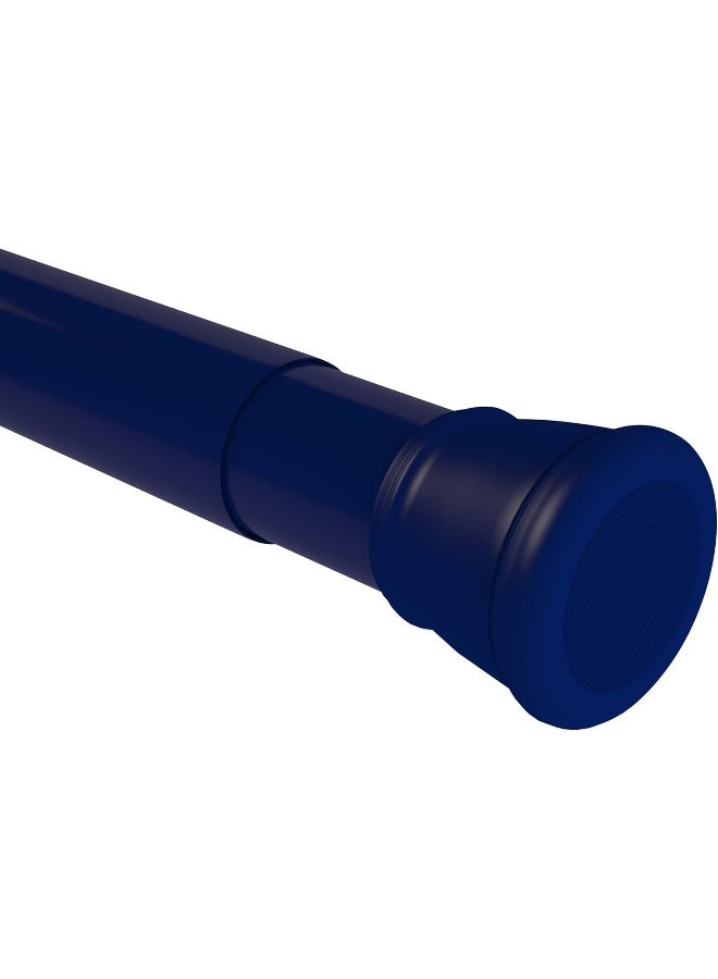 Story@Home Story@Home Adjustable-Length Shower Curtain Tension Rod, 41-70 inches, Rustproof Metal, Lightweight, Blue - Perfect for Easy Installation and Stylish Bathroom Decor. - Image 1