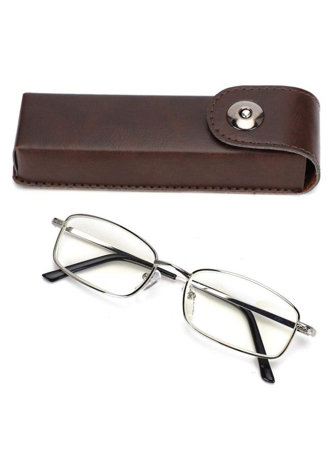silvercnc - Blue Light Blocking Reading Glasses, Portable Anti-Blue Light Presbyopic Glasses for Men and Women(#250) - Image 1