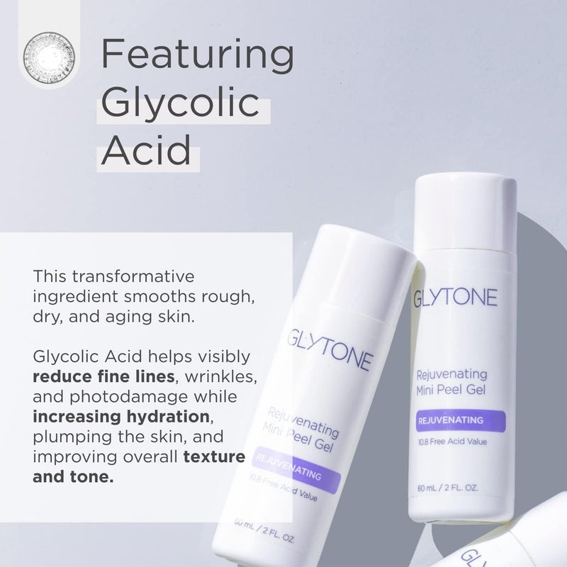 Glytone Rejuvenating Mini Peel Gel with 10.8% Glycolic Acid - 60ml - Image 3