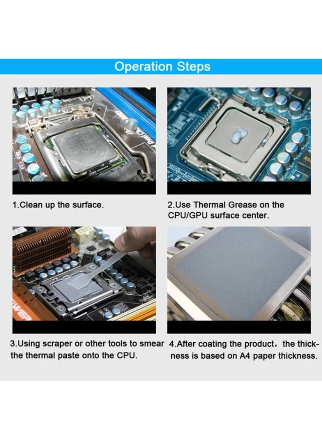 Arctic MX4 Thermal Paste Processor MX-4 4g 8.5W/M-k For CPU GPU Printer HeatSink Cooling Cooler Thermal Grease Compound Silicone - Image 4