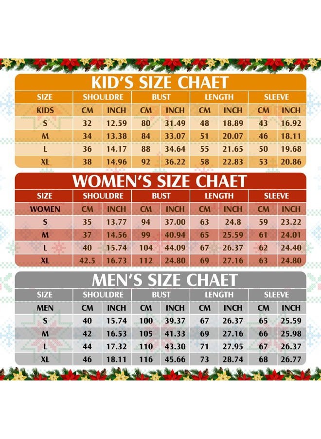 Xaatren Matching Family Christmas Sweaters Ugly Knit Pullover Cute Long Sleeve Crew Neck Xmas Holiday Jumper with Hat (Medium,Black Elk,Kid) - Image 5