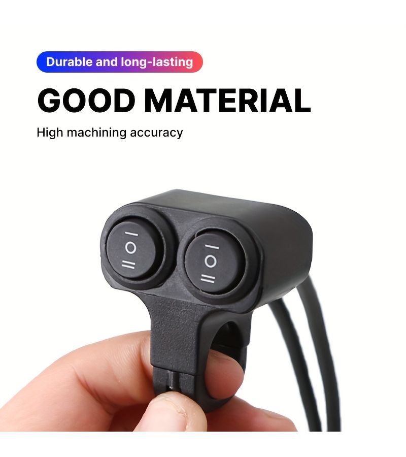 Universal Control Switch Install Easy Use Two Line Handle Switch Motorcycle - Image 2