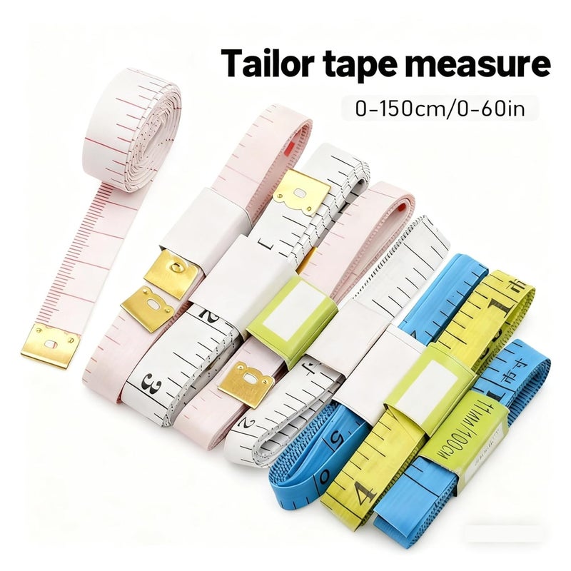 1 3x150cm Red Body Measuring Tape Sewing Tailor Cloth Soft Ruler 150cm 60 Inch - Image 3