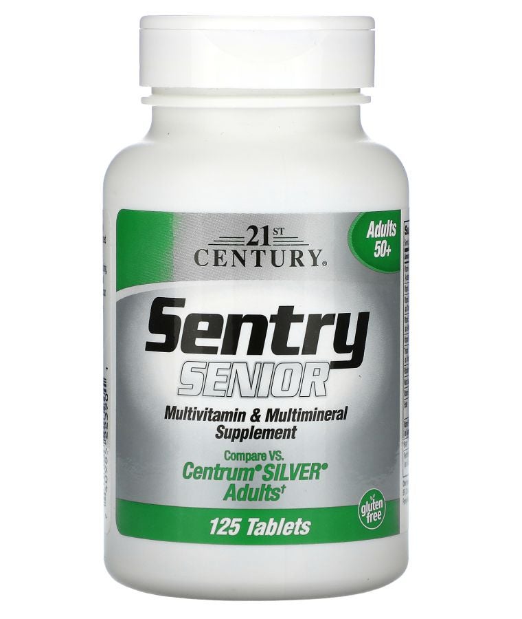 مكمل سينيوري متعدد الفيتامينات والمعادن للبالغين 50+ 125 قرص