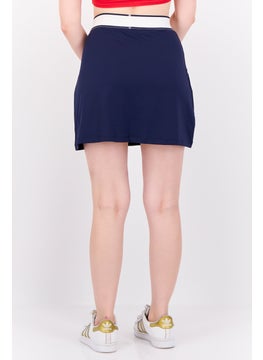 PUMA Women Regular Fit Embroidered Logo Outdoor Mini Skirt, Navy  - Image 3