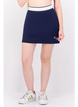PUMA Women Regular Fit Embroidered Logo Outdoor Mini Skirt, Navy  - Image 1