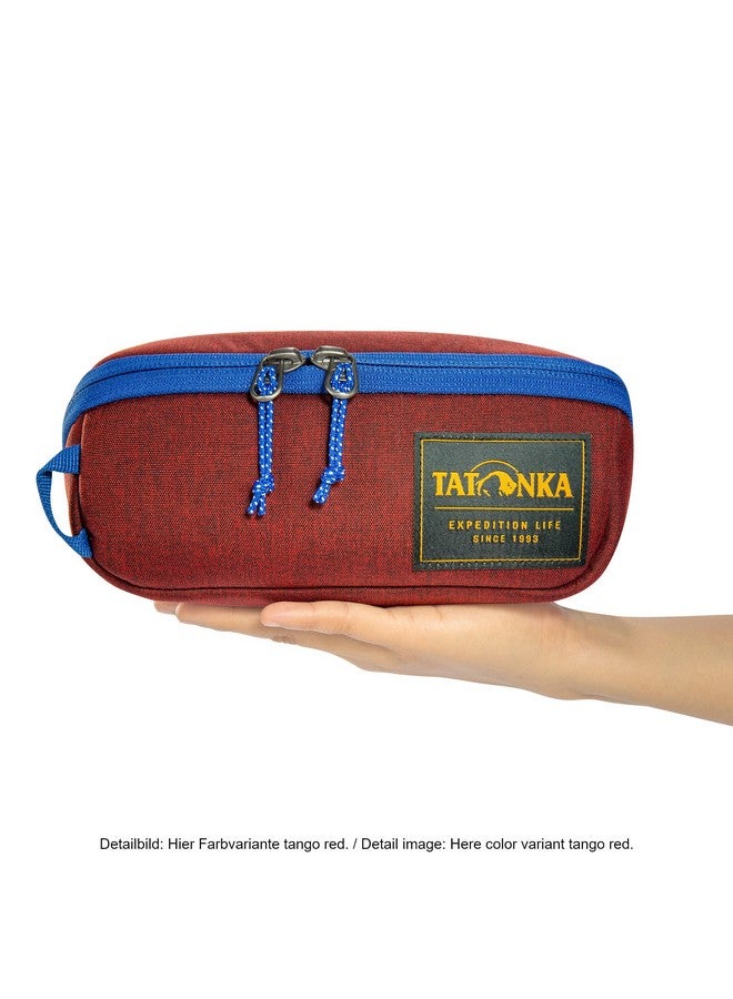 Tatonka Square Zip Pouch S, Black, Wash Bag with Diagonal Zipper, Can be Opened Wide - Image 5