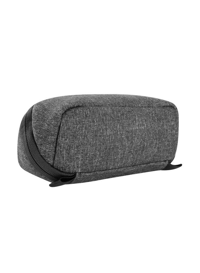Tatonka Square Zip Pouch S, Black, Wash Bag with Diagonal Zipper, Can be Opened Wide - Image 2