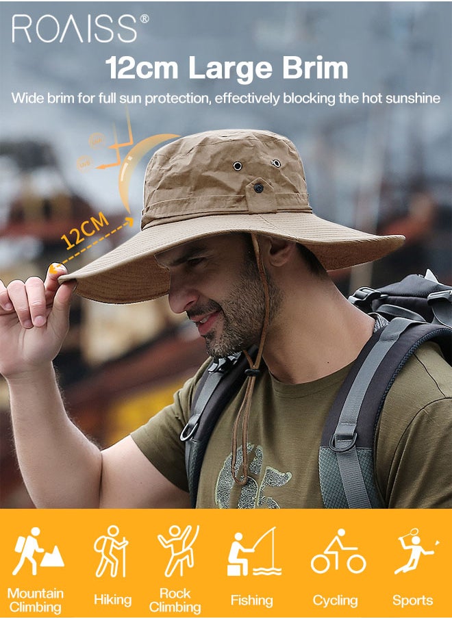 Women's Wide Brim Fishing Cap with Windproof Rope Outdoor Camping Adventure Quick Dry Breathable Sunscreen Bucket Hat Cowboy Hat Two Ways to Wear - pzsku/ZDC0C15CEAEA3FD91EF4AZ/45/_/1720770023/71db995f-4175-45b0-a6bc-dd545aa22393