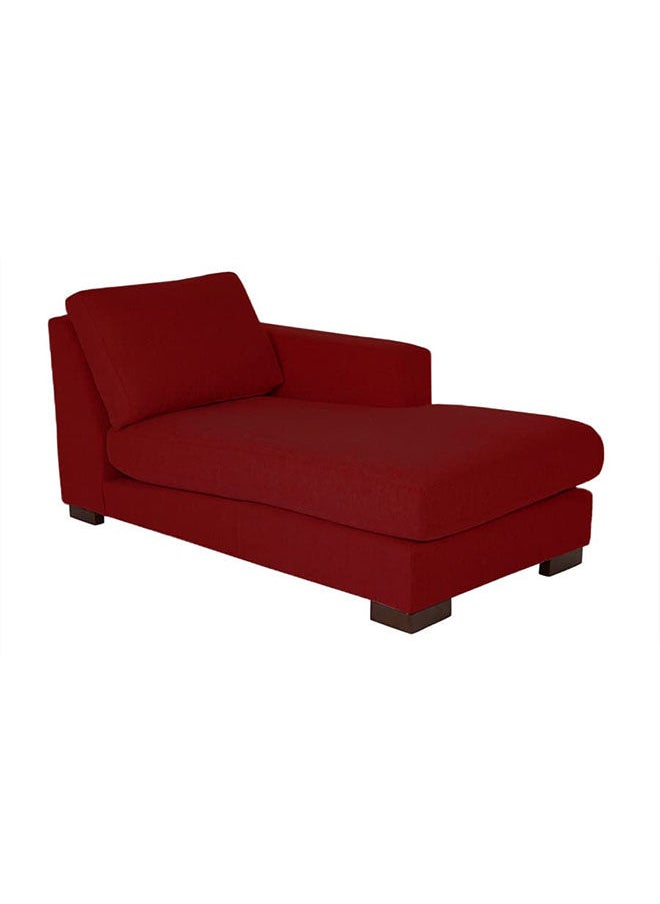 REGAL IN HOUSE - Right Corner Sofa with Left Armrest Upholstered in Linen 85x168x88 cm-Red - Image 1
