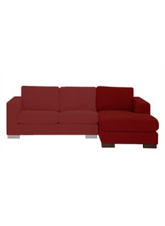 REGAL IN HOUSE Right Corner Sofa with Left Armrest Upholstered in Linen 85x168x88 cm-Red  - Image 3