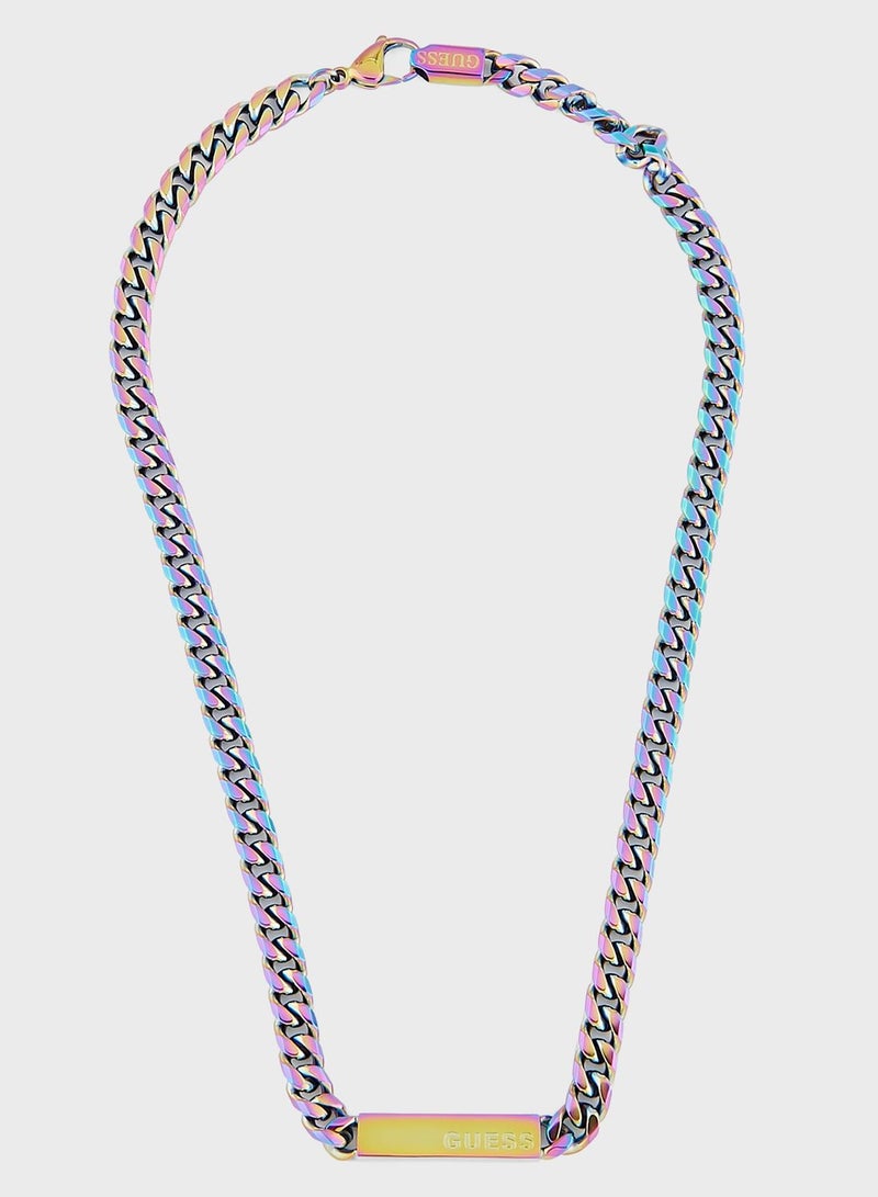 GUESS Juxn03005Jwirt/U Logo Necklace  - Image 1