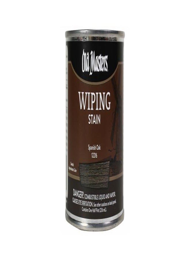 Old Masters 1/2 pt Old Masters 12216 Spanish Oak Old Masters Oil-Based Wiping Stain - Image 4