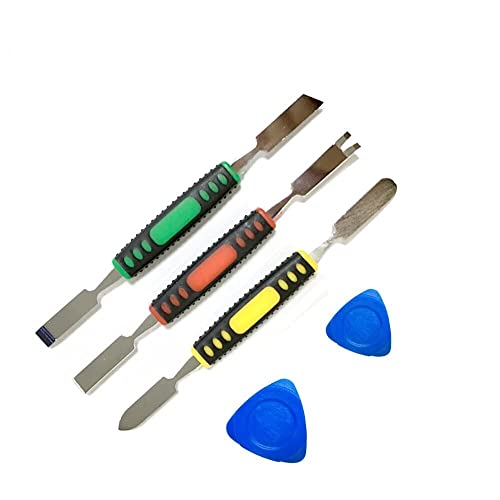 MESHIV Pry Tool Meshiv 3 Dual Ends Metal Spudger & 2 Plastic Guitar Picks Pry Opener for Laptop, Tablet, Mobile, smartphone Opening Repair Tool (5 IN 1 Mobile Opener Repairing Tool Kit) - Image 5