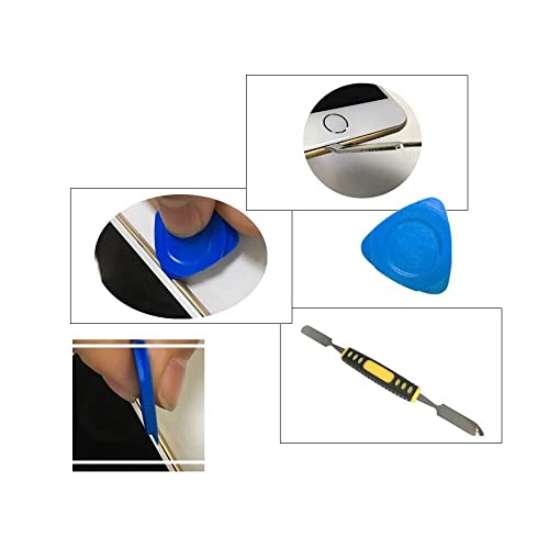 MESHIV Pry Tool Meshiv 3 Dual Ends Metal Spudger & 2 Plastic Guitar Picks Pry Opener for Laptop, Tablet, Mobile, smartphone Opening Repair Tool (5 IN 1 Mobile Opener Repairing Tool Kit) - Image 3