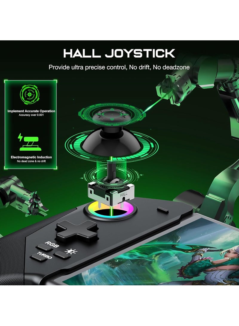 Hall Joystick Switch Controllers with RGB Light and Turbo Function, Wired Pro Remote for Nintendo Switch and OLED, Dual Motor Joypad with 4 Game Slots - Image 2