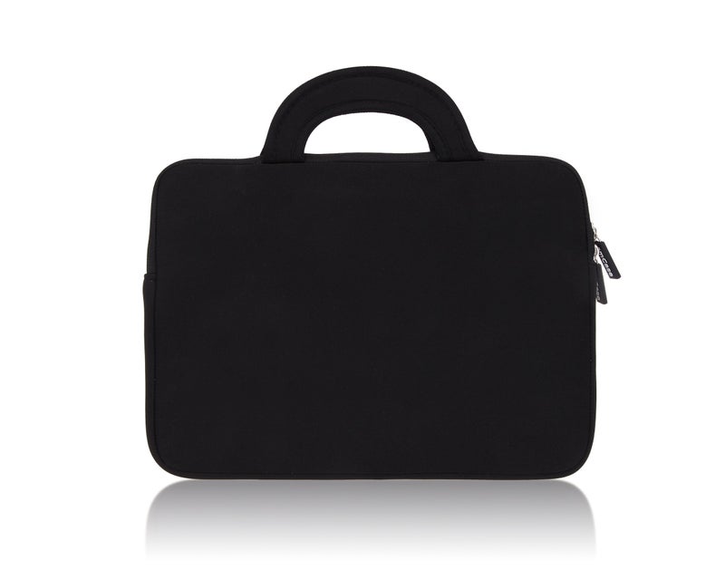 AM Case amCase Chromebook Case-11.6 to 12 inch Neoprene Travel Sleeve with Handle-Black - Image 3