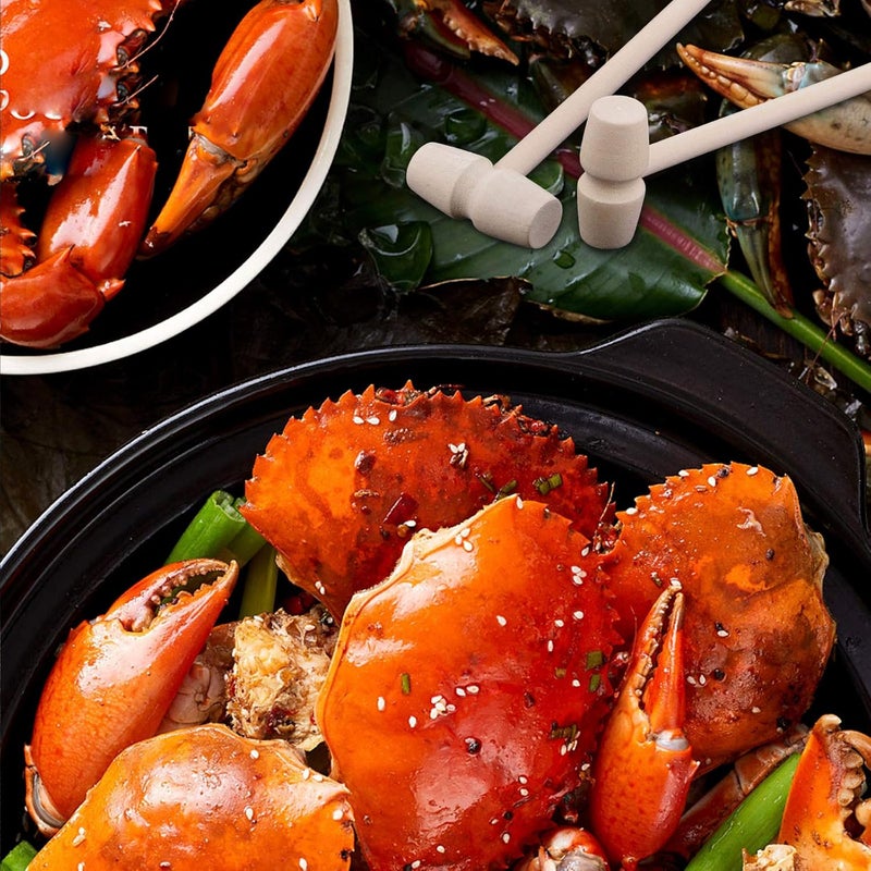 klarako50pcs Mini Wooden Mallet Wood Hammer For Leather Craft Stamping Kids - Image 3