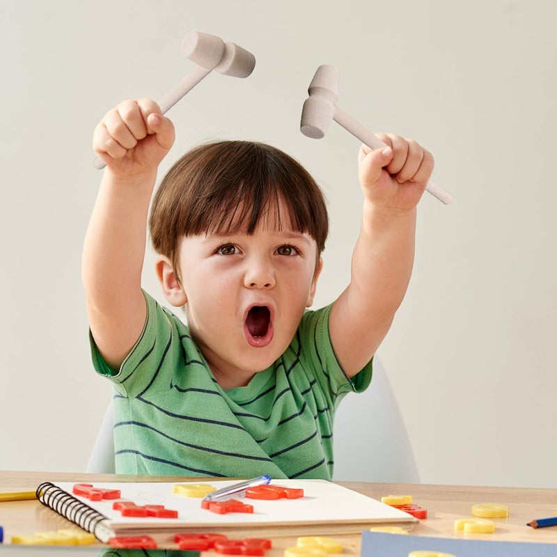 klarako50pcs Mini Wooden Mallet Wood Hammer For Leather Craft Stamping Kids - Image 5