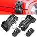 ZKJAYOE Upgraded Jeep Hood Latches with Keys Hood Latch for 20182026 Jeep Wrangler JL JLU 4XE Jeep Gladiator JT AntiTheft Hood Lock Catch Latches Accessories OffRoad Modified Style 1 Pair Not for JK - Image 2