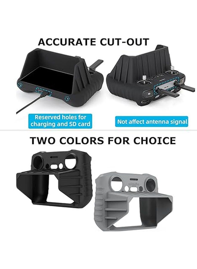General DJI RC 2 Remote Controller Silicone Protective Case with Sun Visor (for DJI AIR 3 Mini 4 Pro Accessories), Anti-Scratch Protective Case  - Image 5