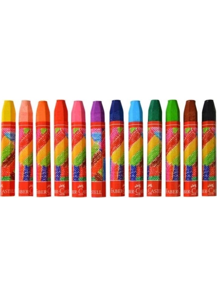 FABER-CASTELL - Pastel Color 12 Pack - Image 1