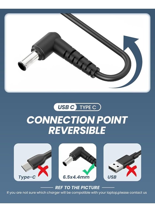 Terabyte 14V AC/DC Adaptor Power Cord for Monitor S22F350FHR S22A330 S22F352 S24D300HL S27D390H S27D360H C24F390FHR C24RG50FQR C27R500FHR SF35 CR50 CRG5 CF39 Series SyncMaster Gaming Monitor Charger - Image 3