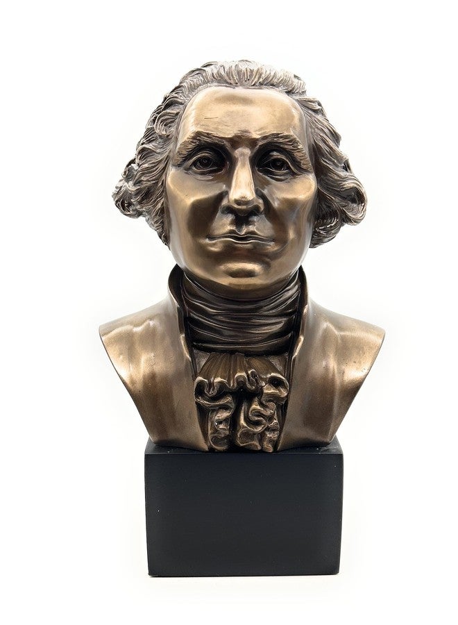 RUSTIX George Washington Bust Statue – Revolutionary War Historical Figurine – Decorative Founding Father Sculpture for Home, Office, or Patriotic Displays - Image 1