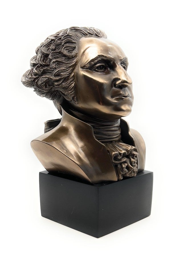RUSTIX George Washington Bust Statue – Revolutionary War Historical Figurine – Decorative Founding Father Sculpture for Home, Office, or Patriotic Displays - Image 2