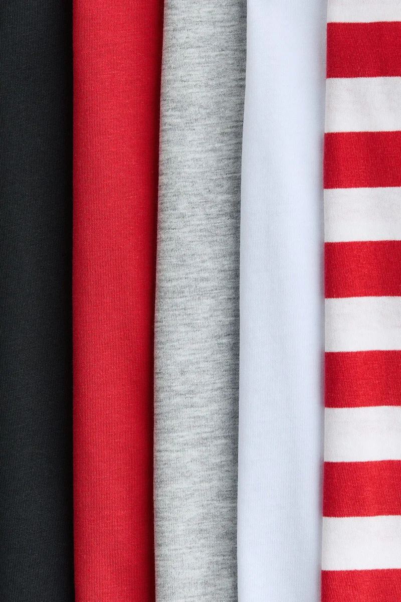 H&M 5-pack cotton T-shirts