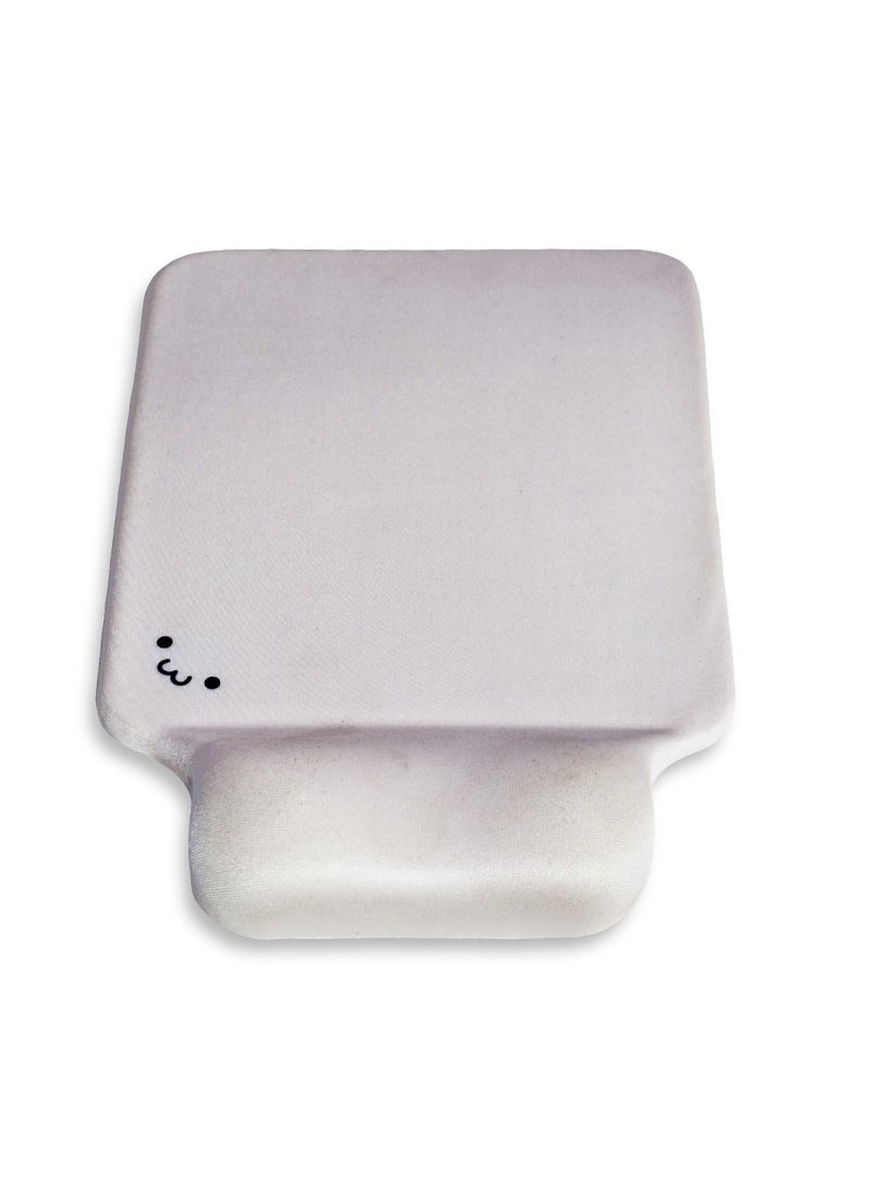 لوحة ماوس صغيرة لليد مع شريط دعم للمعصم من الجل، سجادة مكتب بنمط طباعة عالية الدقة بتصميم لطيف، لوحة ماوس ممتدة ووسادات ماوس للوحة المفاتيح، وسادات ماوس سطحية من القماش المقاوم للماء للمكتب، قاعدة مطاطية مضادة للانزلاق - Image 2