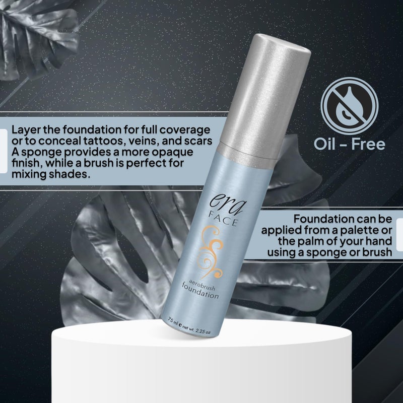 ERA Beauty ERA Face spray makeup (R6 Ginger, 2.25 oz) - airbrush foundation, everyday, buildable, professional spray on cosmetics by Era Beauty - Image 5